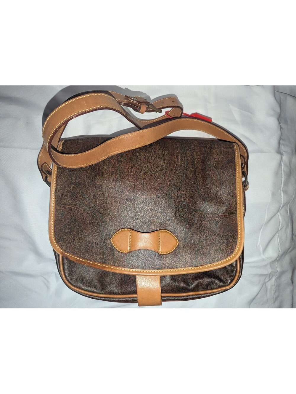Etro Vintage Leather Shoulder Bag